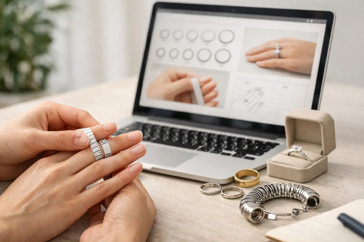 Come scegliere misura anello online senza errori