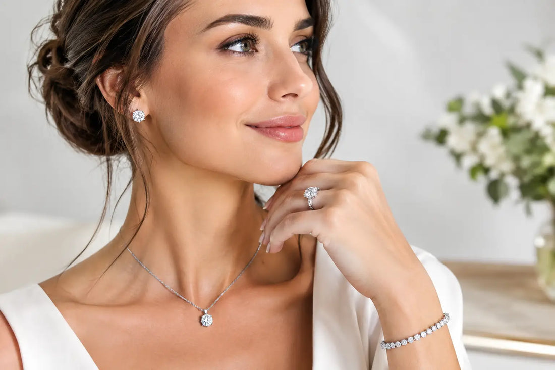 Gioielli moissanite donna per brillare ogni giorno
