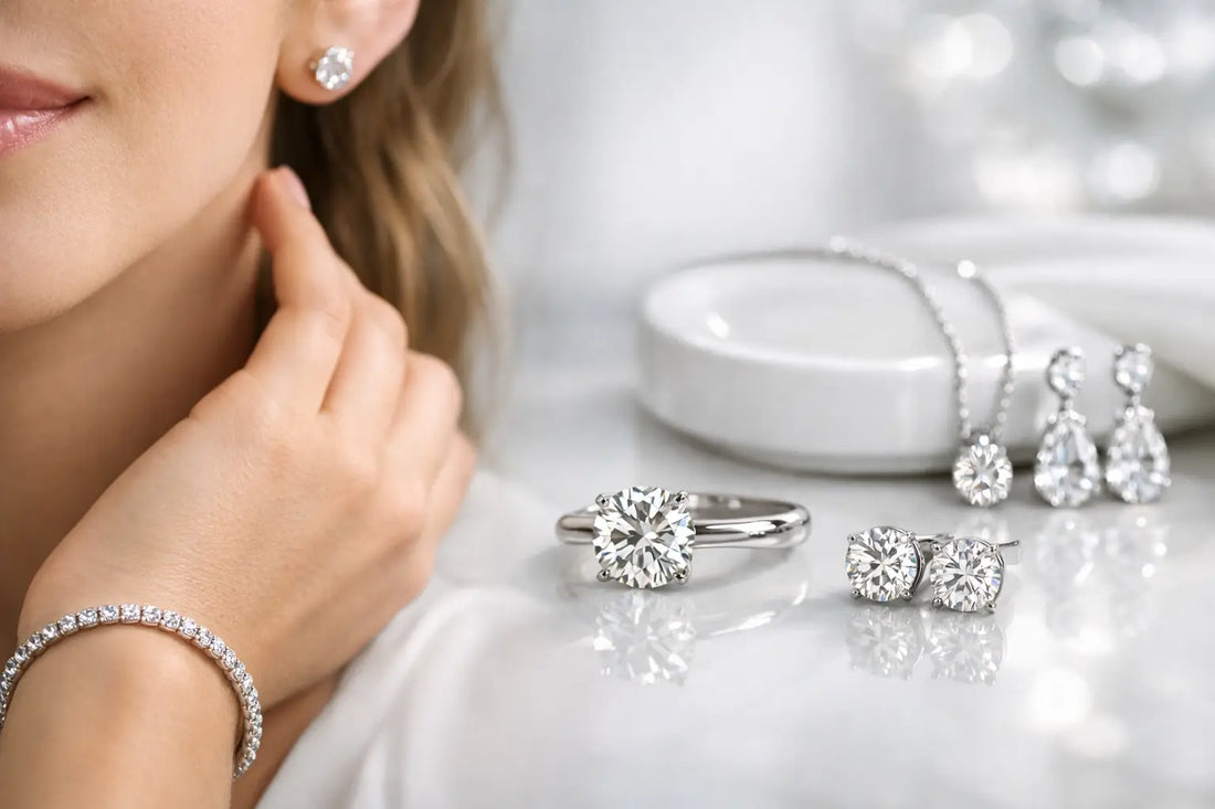 Gioielli in moissanite per brillare ogni giorno