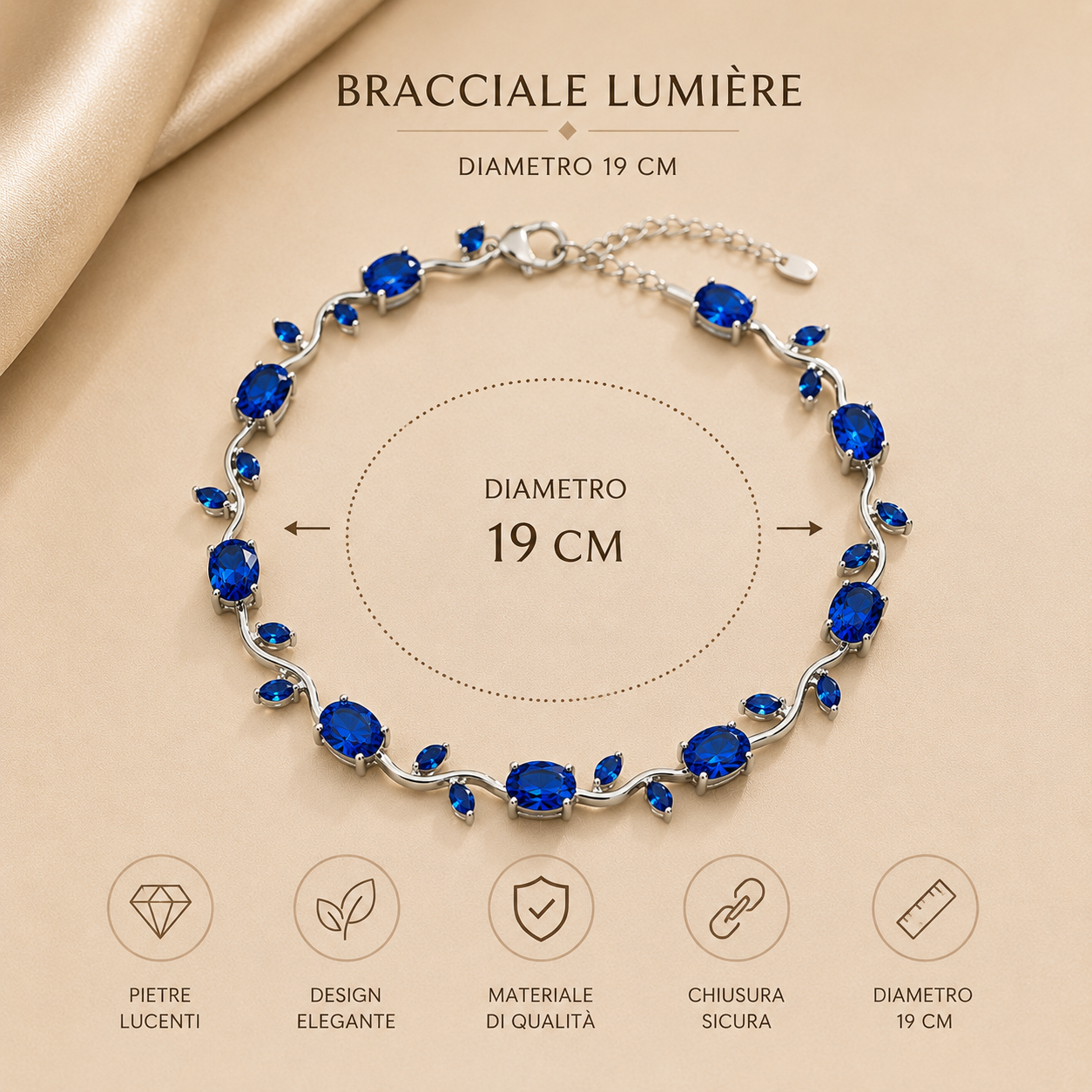 Collana e Bracciale Lumière