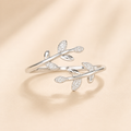Anello Foglie Regolabile