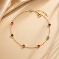 Gioielli Rainbow Elegance – Collana, Bracciale e Orecchini