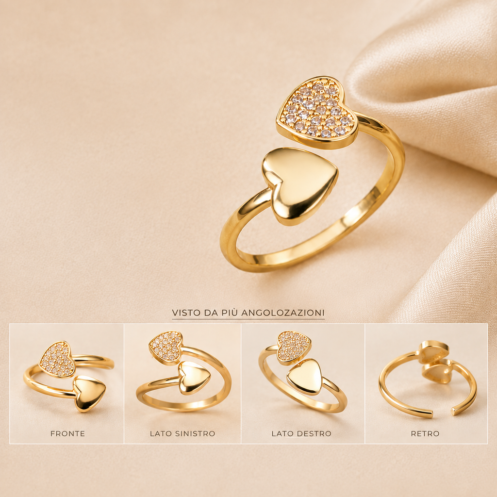 Anello Cuore Éclat