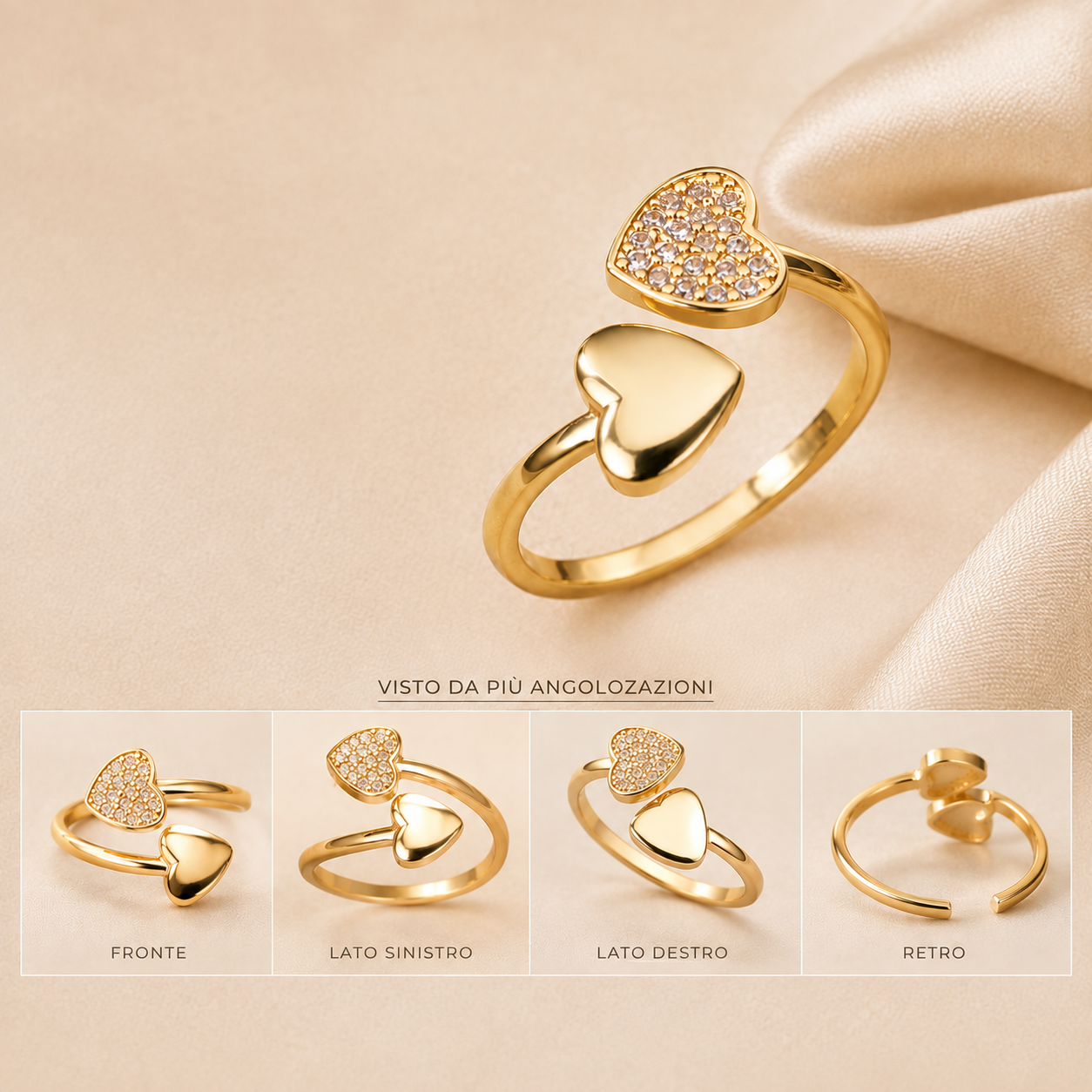 Anello Cuore Éclat
