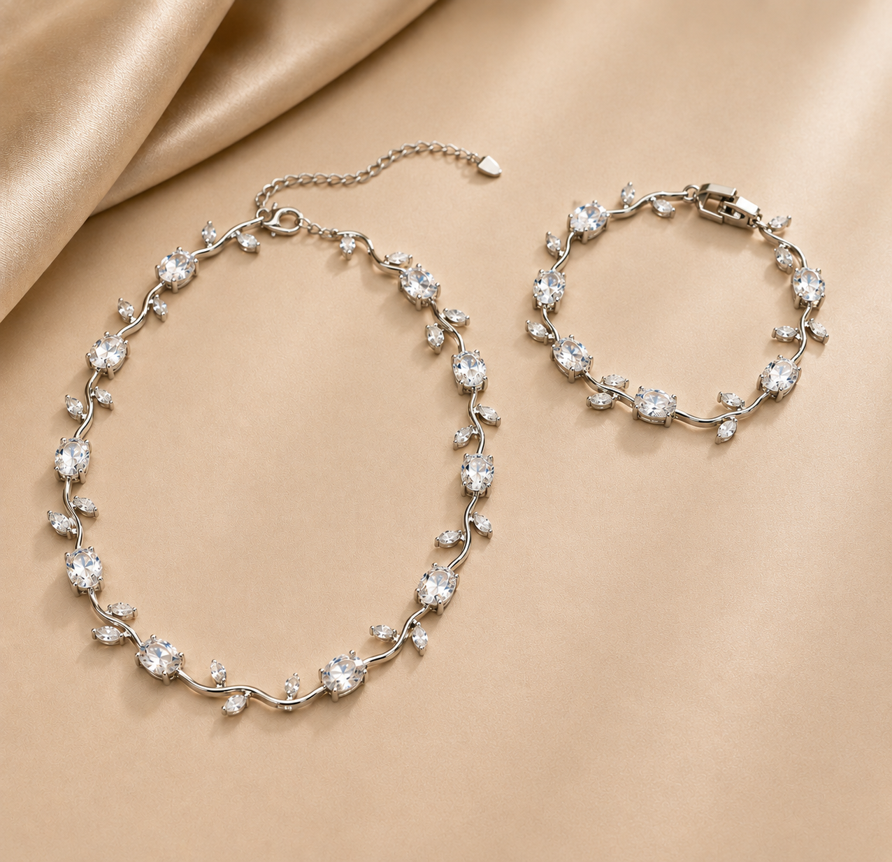 Collana e Bracciale Lumière