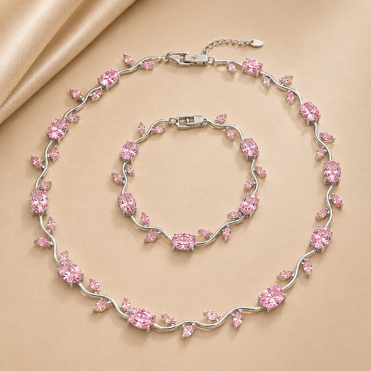 Collana e Bracciale Lumière