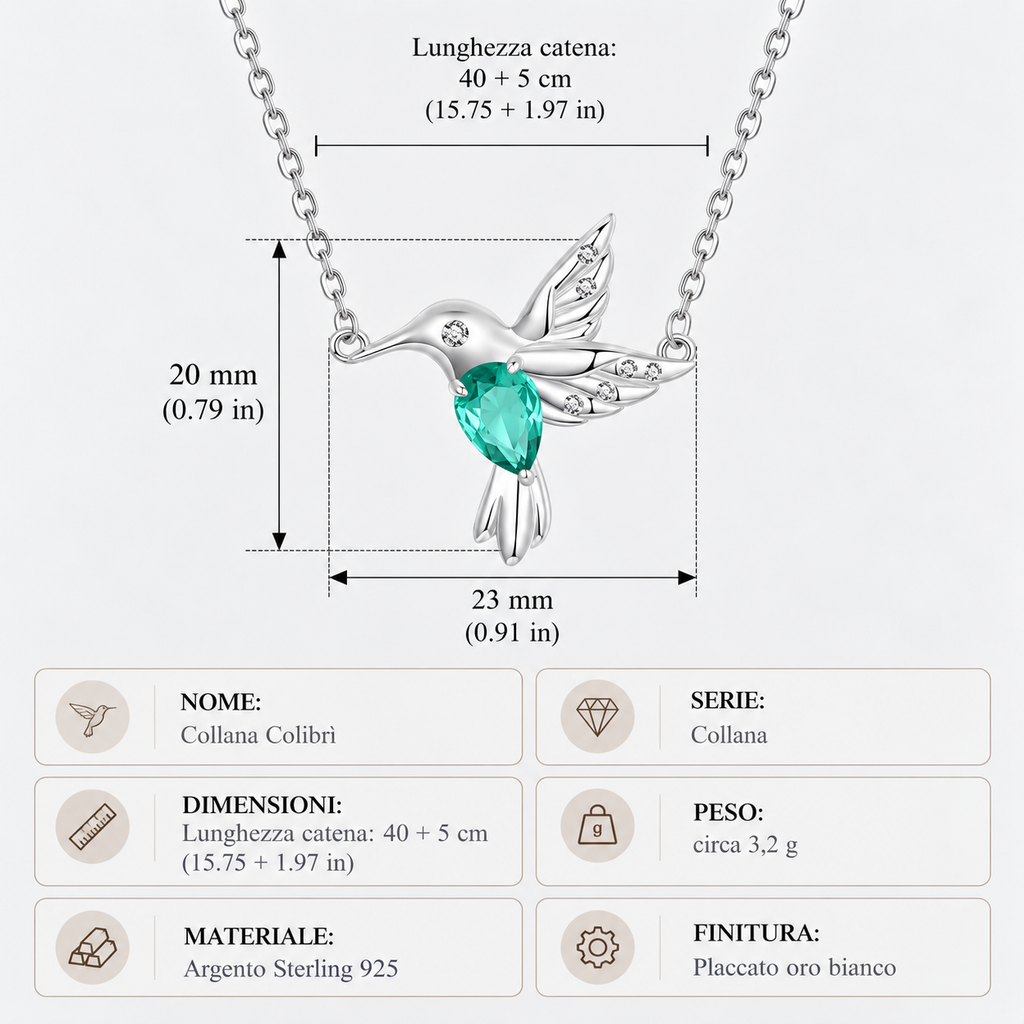Collana Colibrì