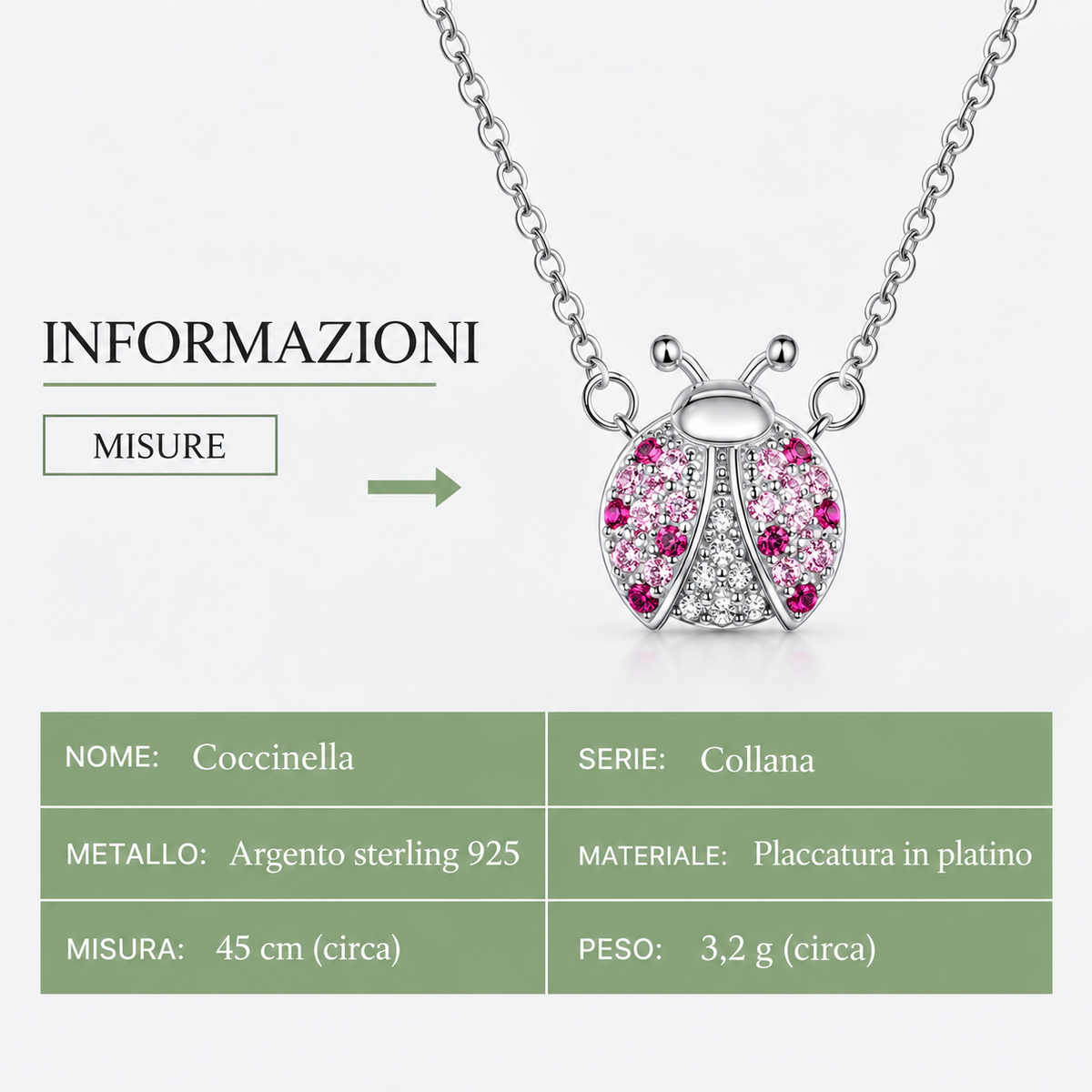 Collana Coccinella