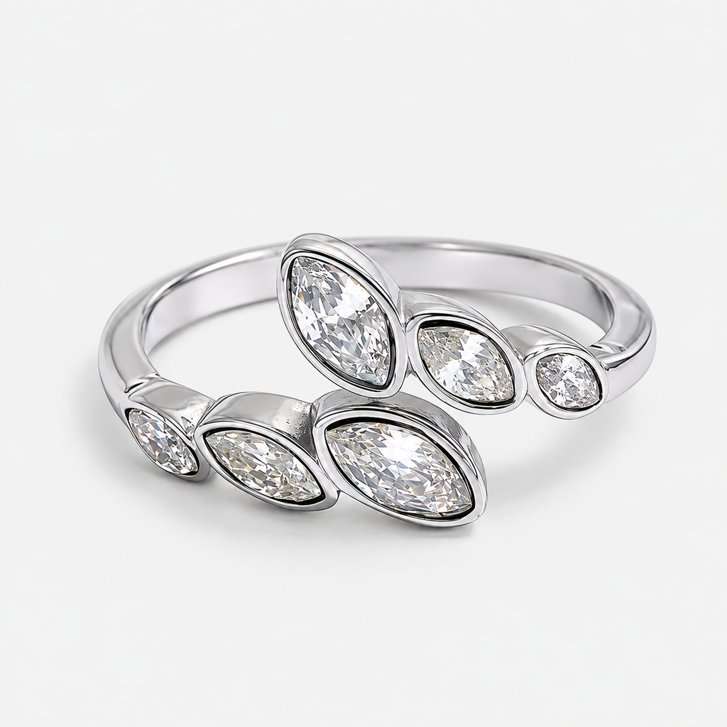 Anello Marquise - acciaio inossidabile