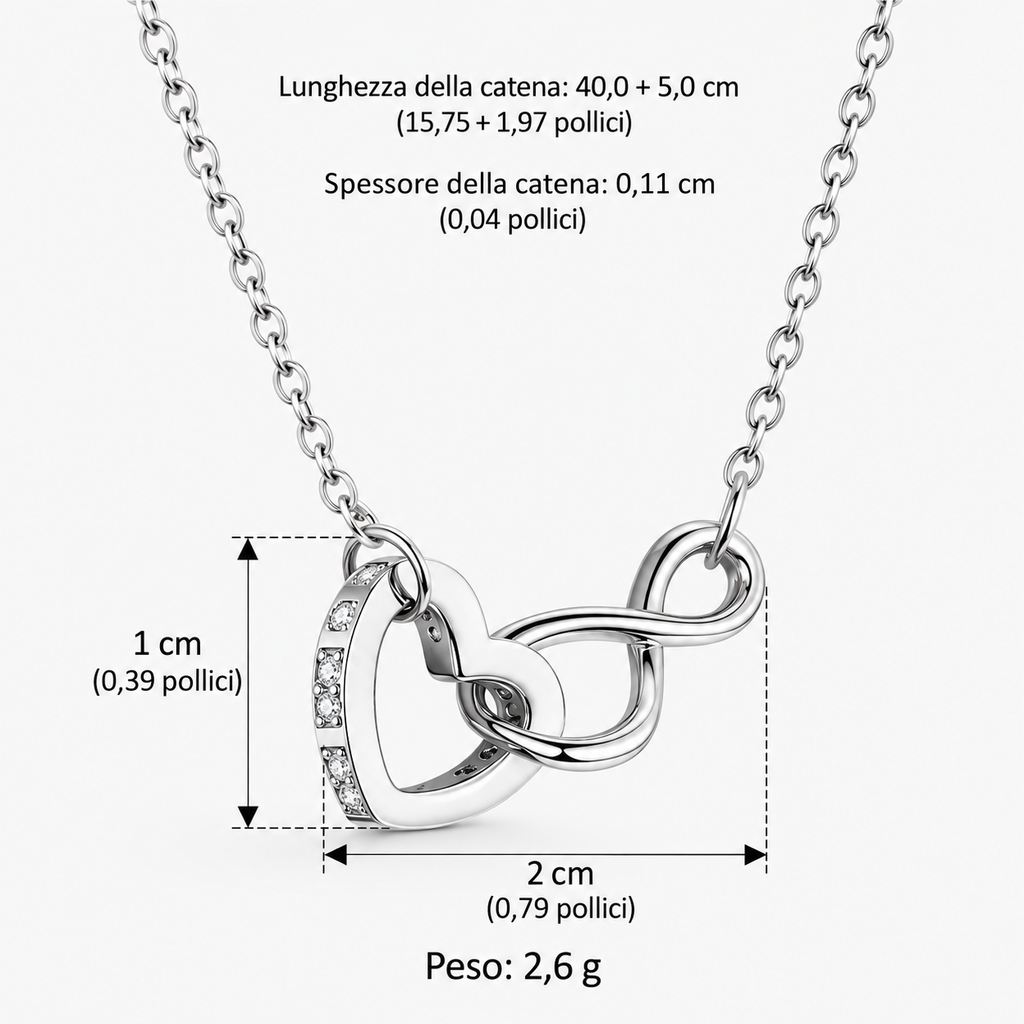 Collana Infinito Amore