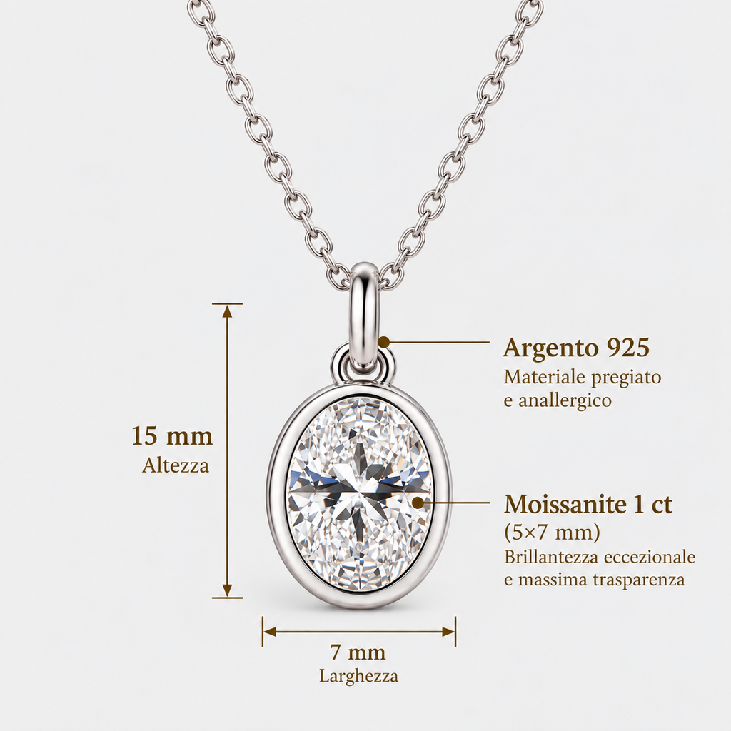 Collana Luce Ovale