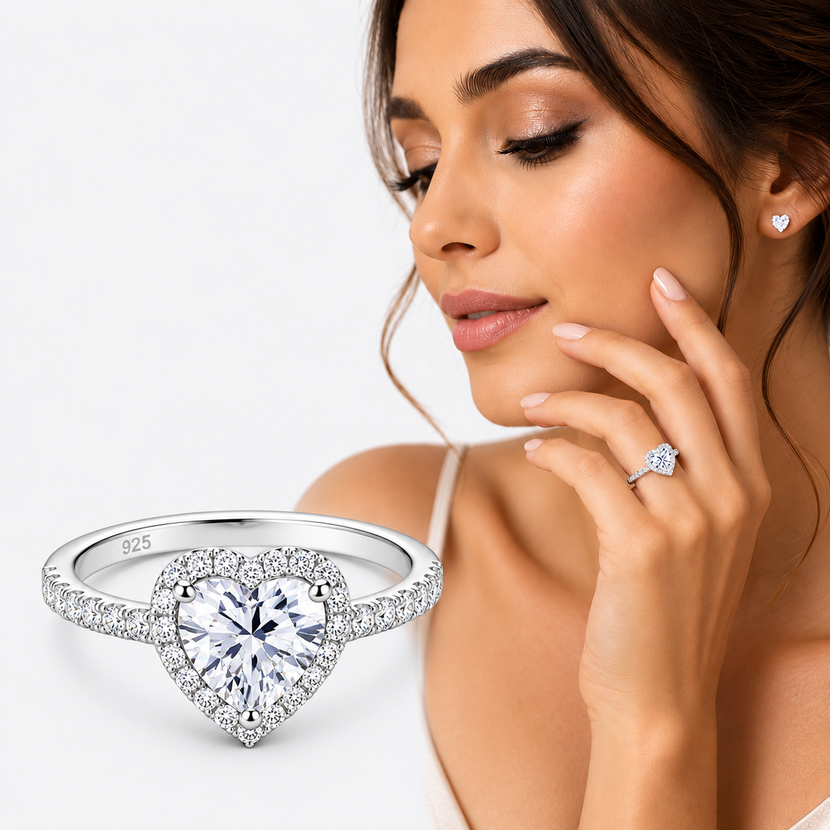 Anello Cuore Lumière