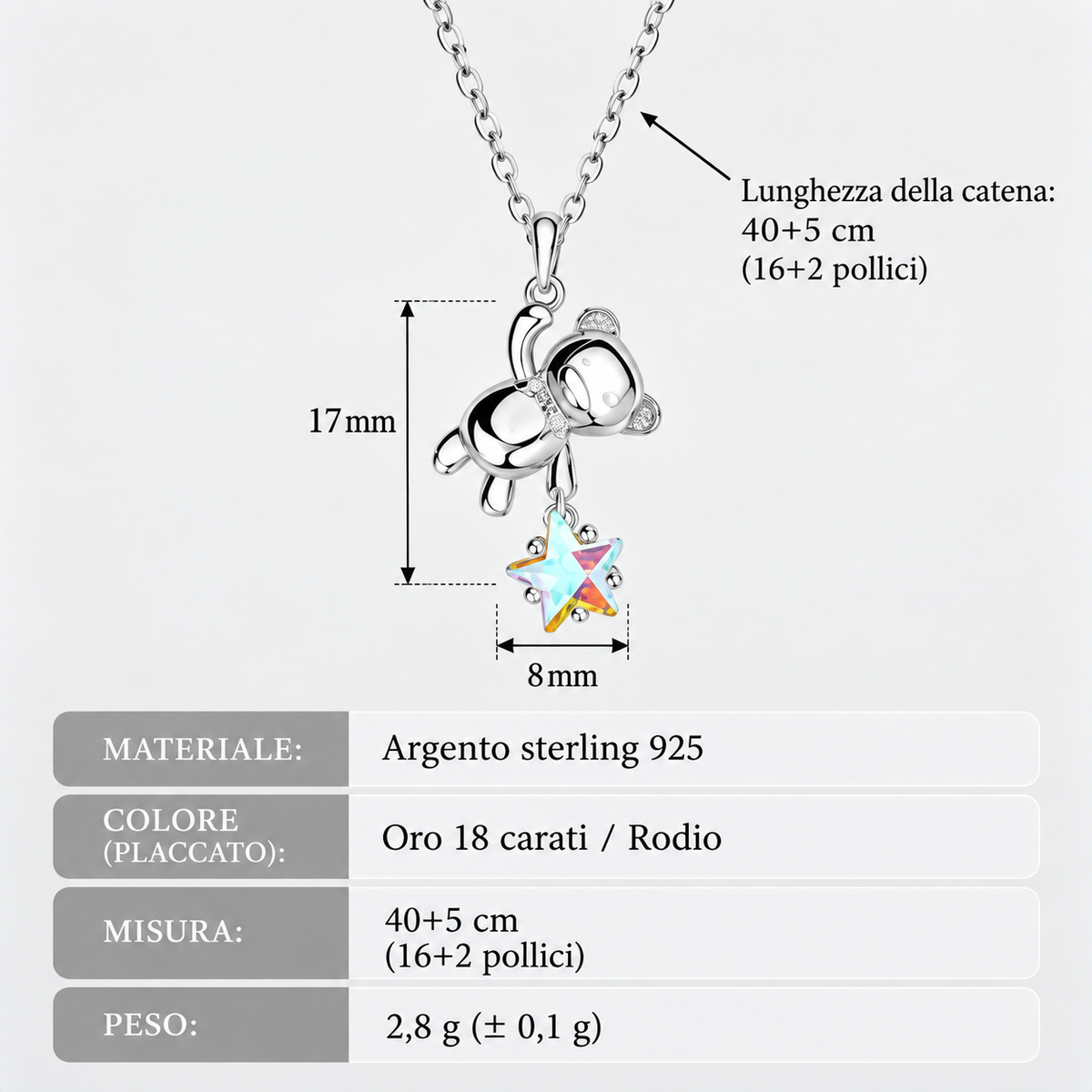 Collana Orsetto