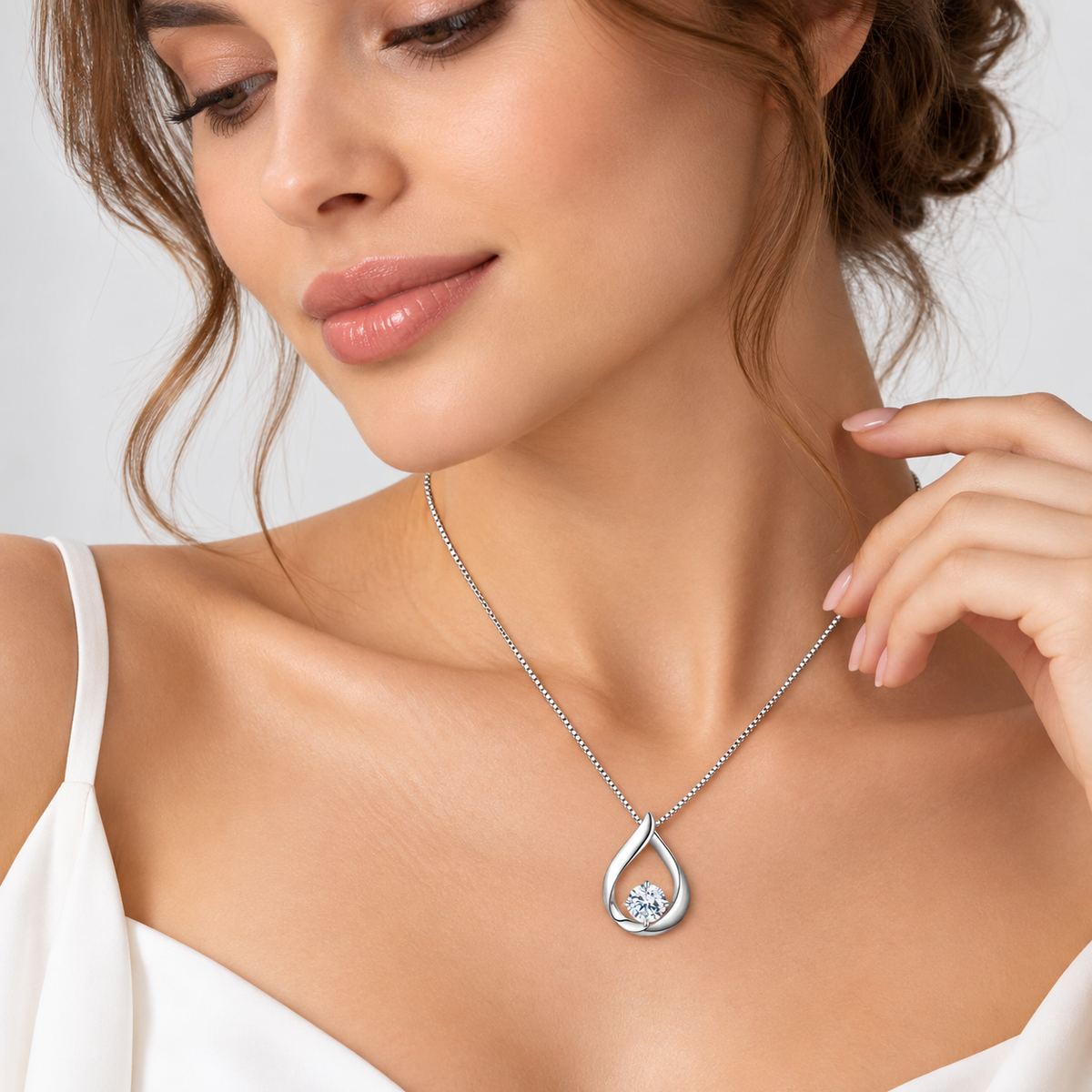 Collana Goccia Luce