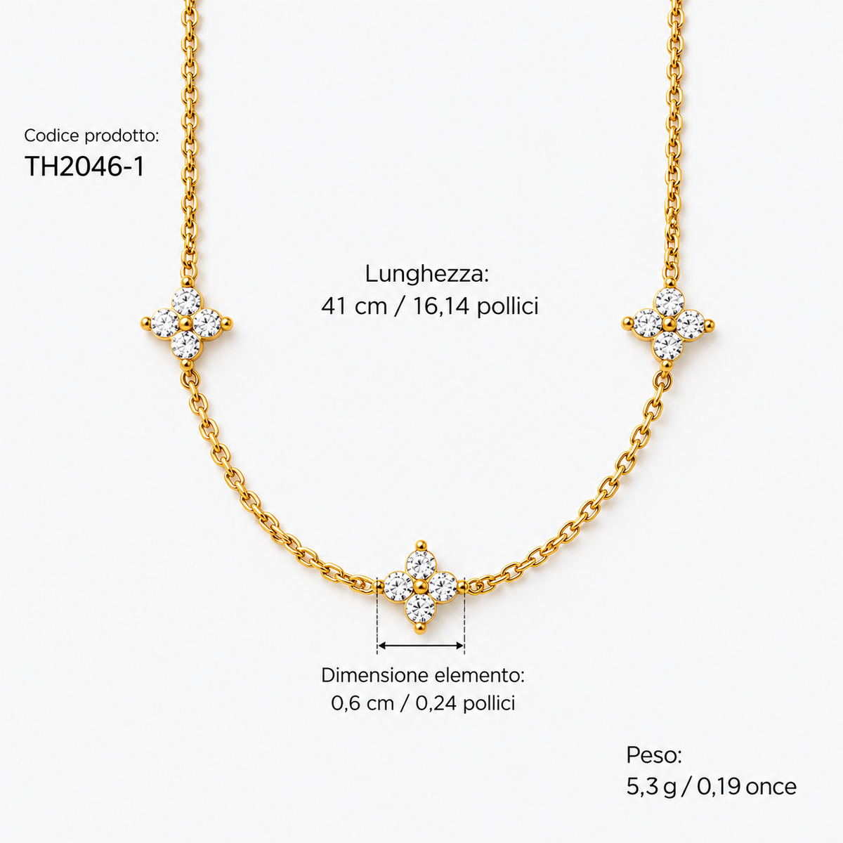 Collana Luxury Flower