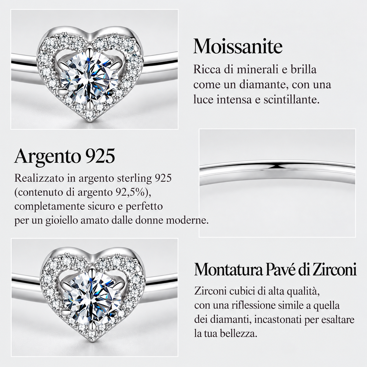 Bracciale Cuore Aperto