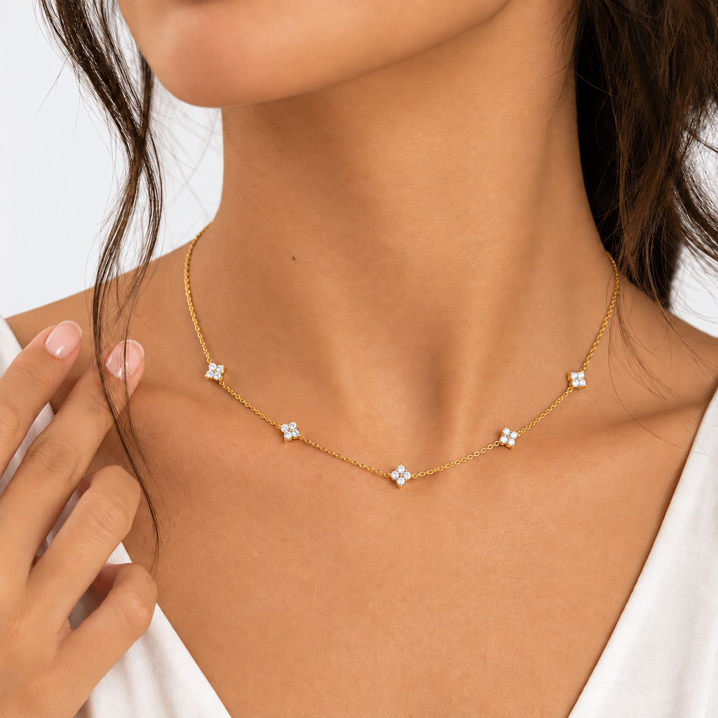 Luxury Flower Necklace