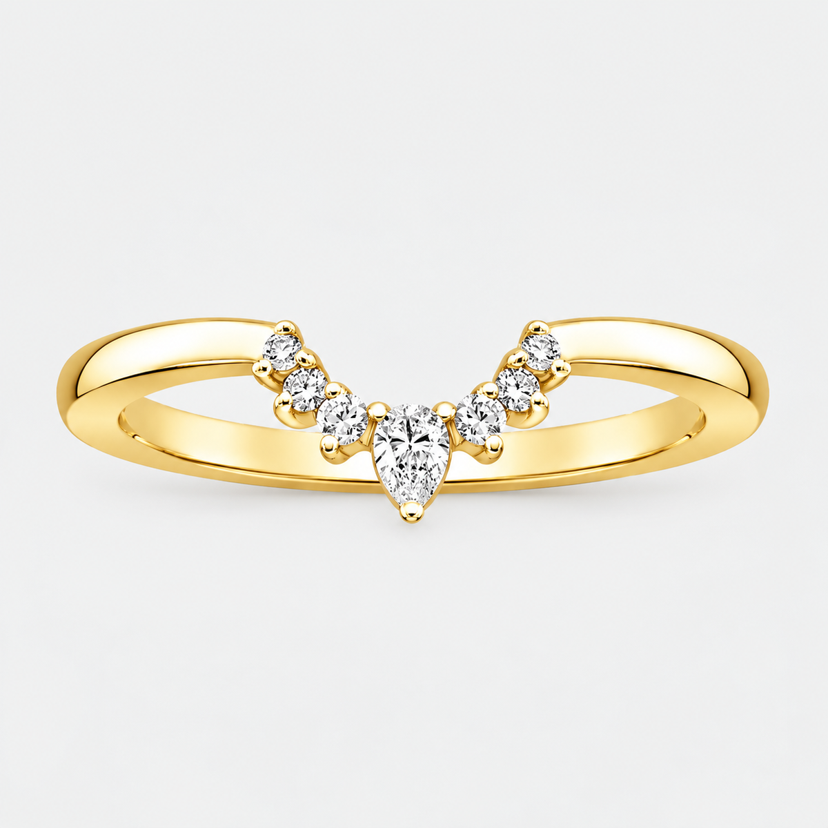Bague Diadème - acier inoxydable