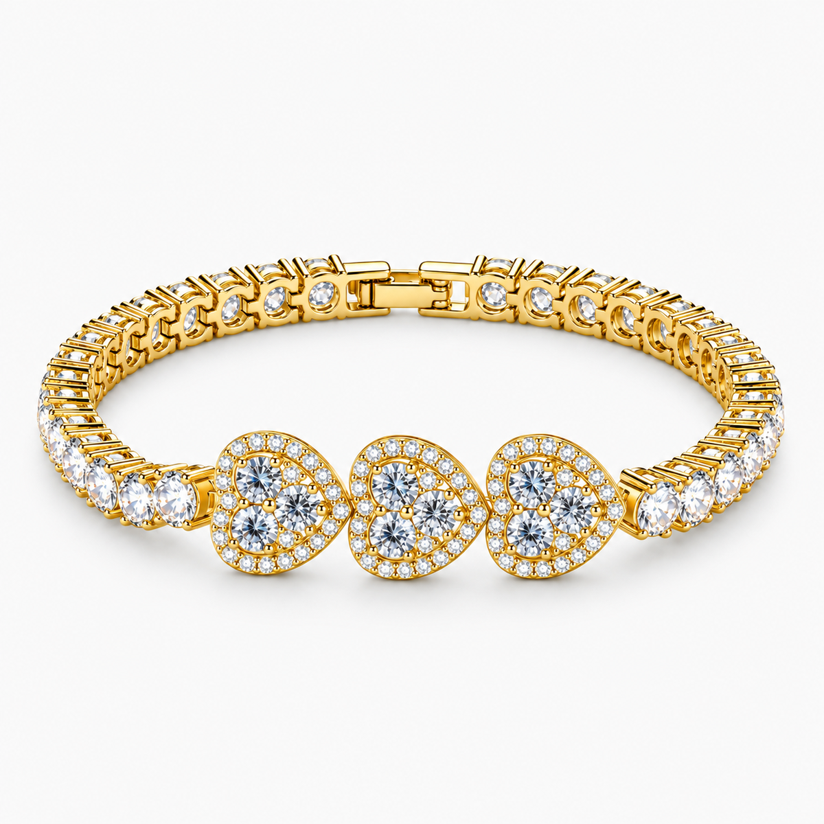 Bracciale Tre Cuori