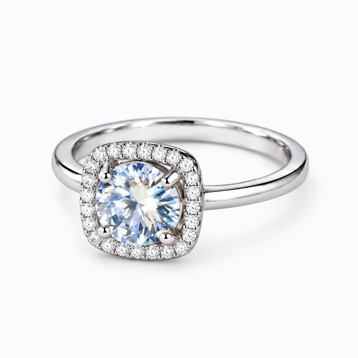 Anello Royal Blue Halo