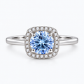 Anello Royal Blue Halo