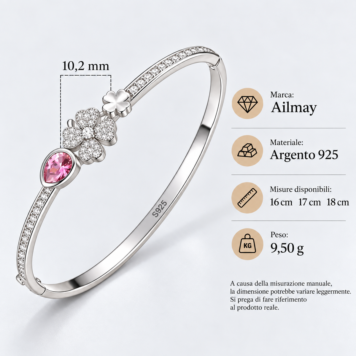 Bracciale Rosa Eterna