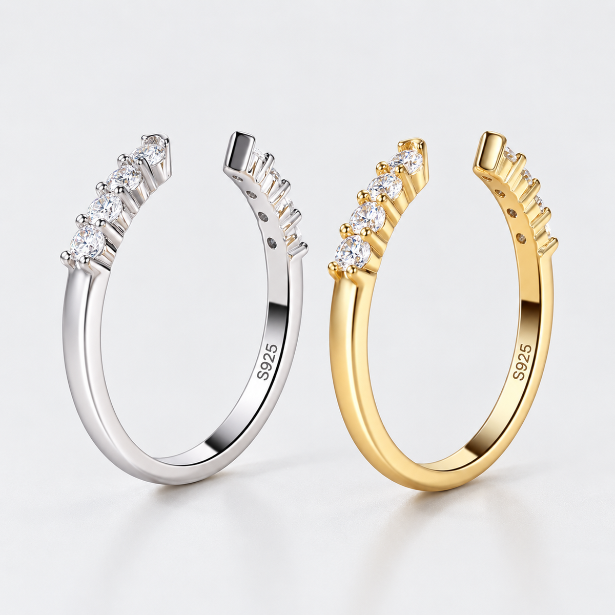Anello Éclat Aperto