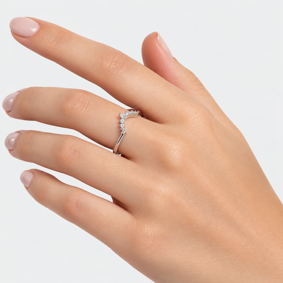 Anello Tiara - acciaio inossidabile