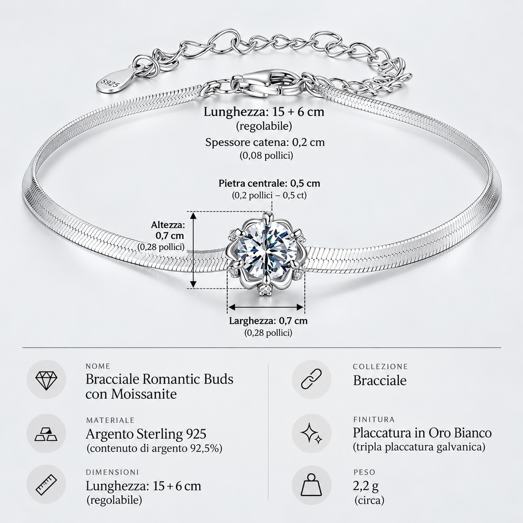 Bracciale Romantic Buds