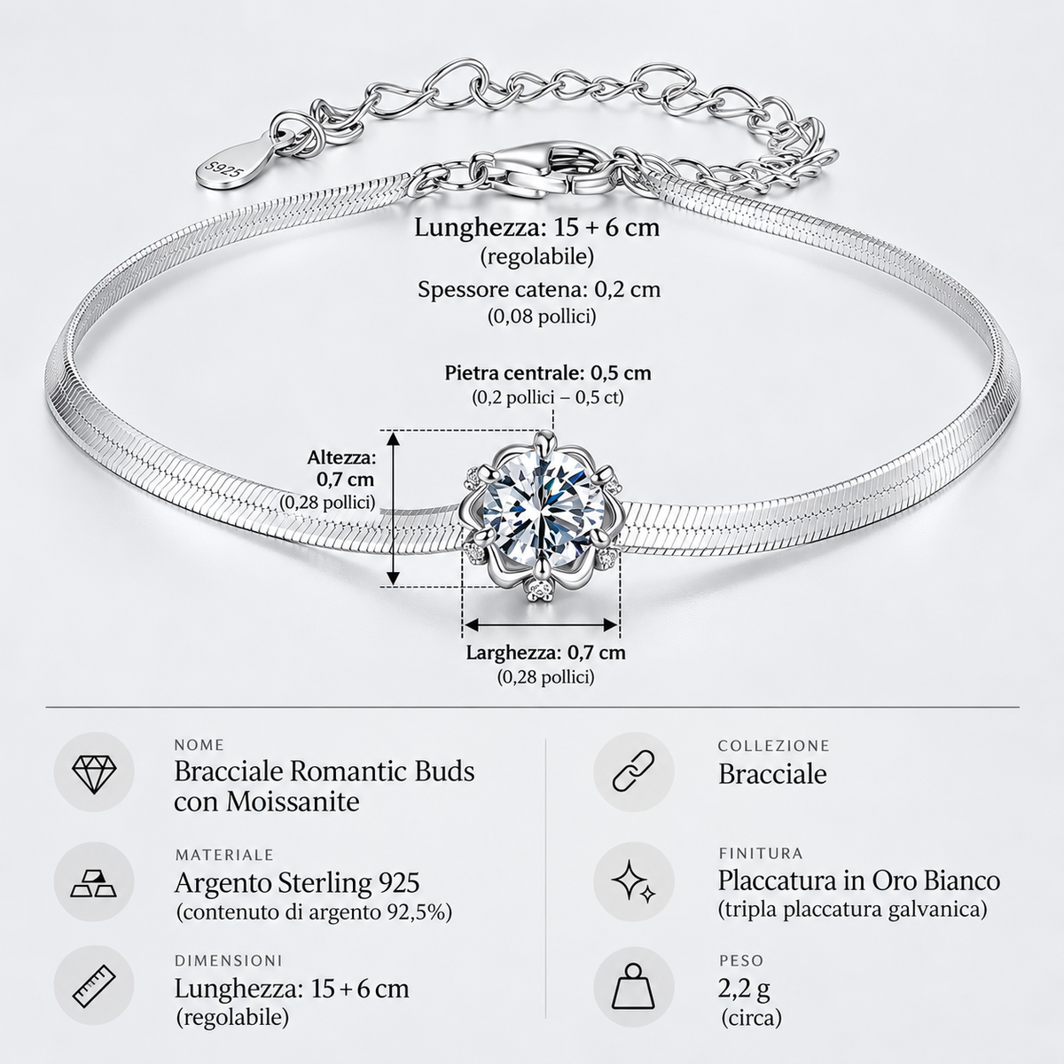 Bracciale Romantic Buds